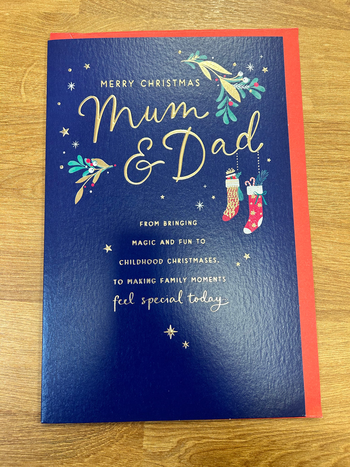 Mum & Dad Christmas Card