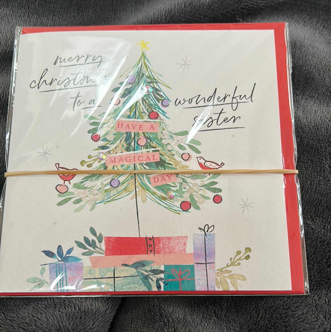 Sister Christmas Card - Katie Phythian