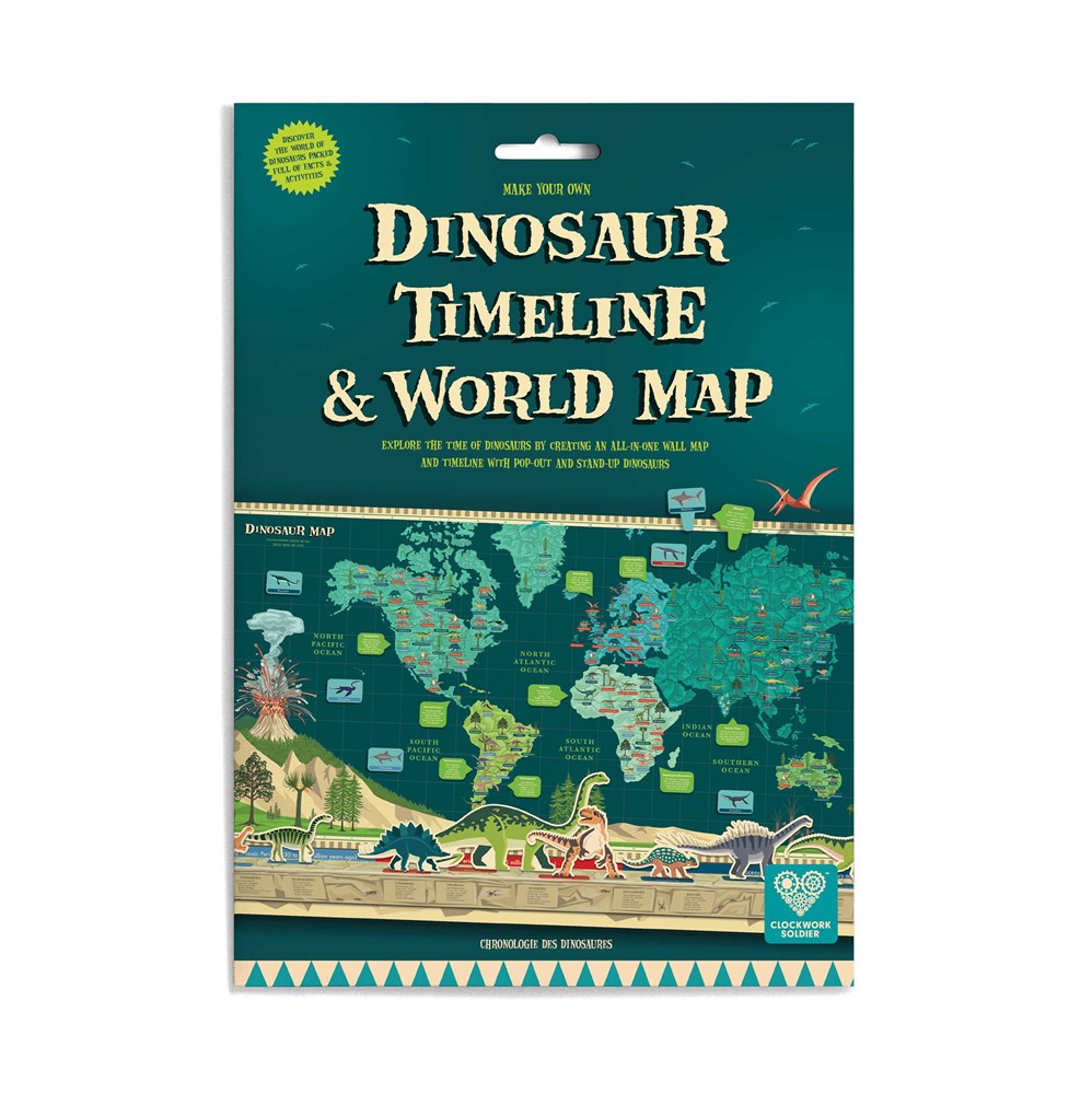 Create Your Own Dinosaur Timeline & World Map