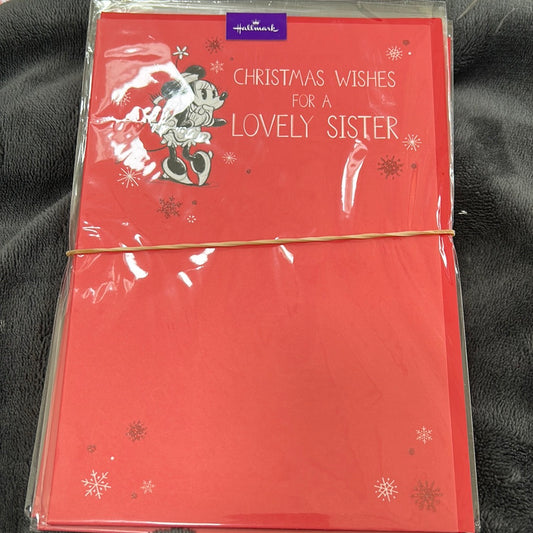Sister Christmas Card - Hallmark