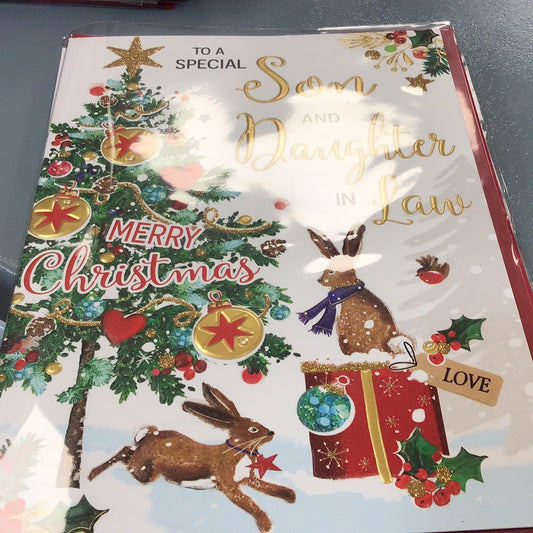 Son and DIL Christmas card - Javelin