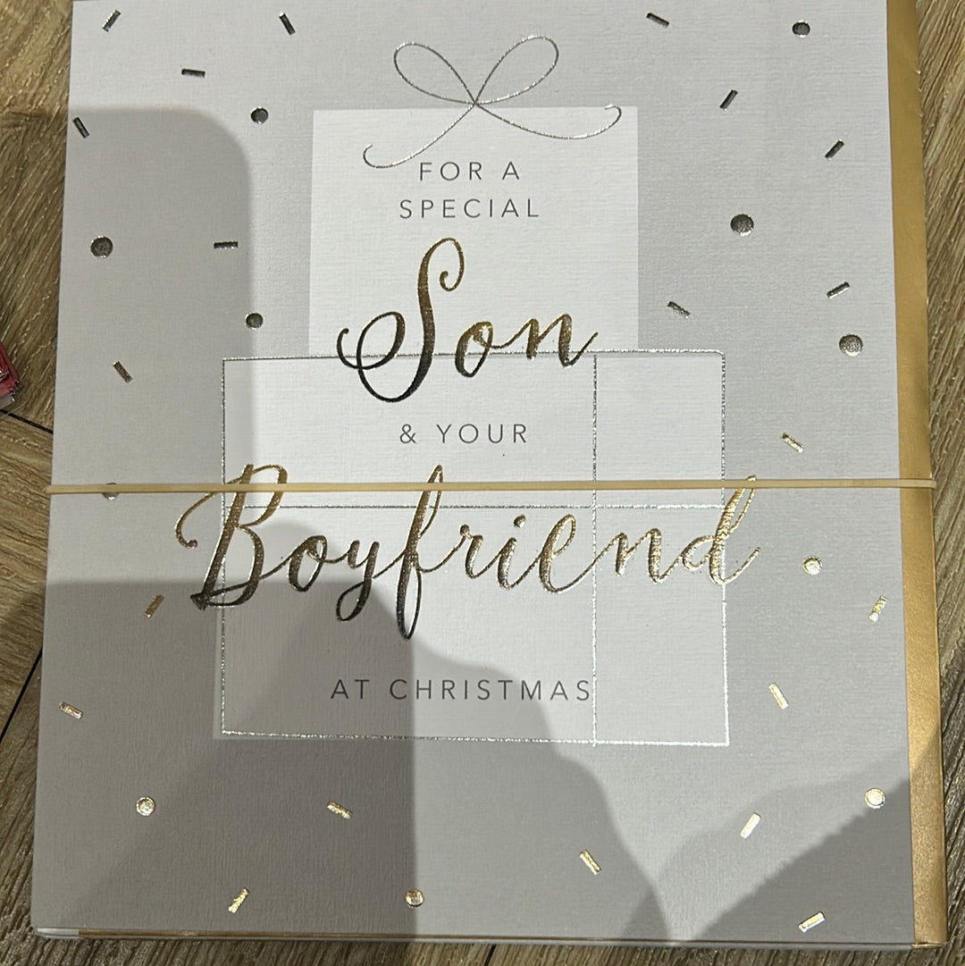 Son & Boyfriend Christmas Card - Hallmark