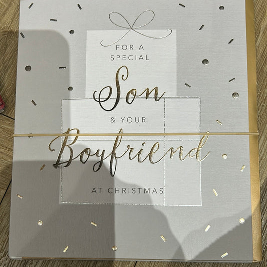 Son & Boyfriend Christmas Card - Hallmark