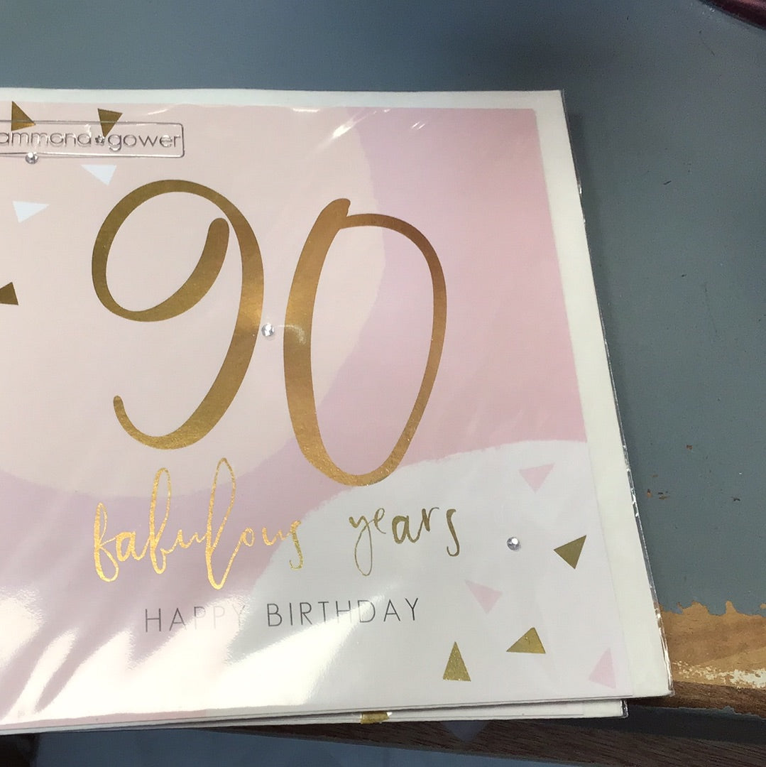 90th Birthday Card - HG