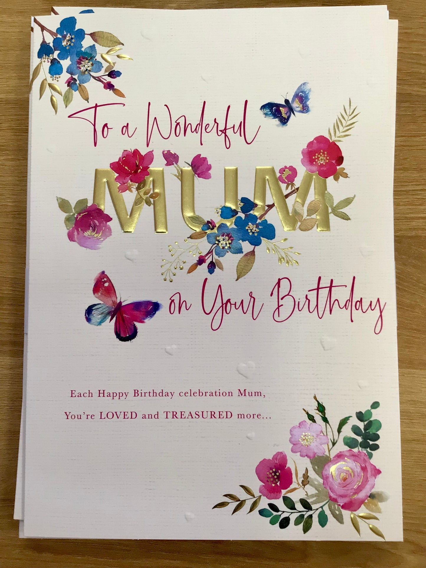 Mum Birthday Card - Words 'n' Wishes