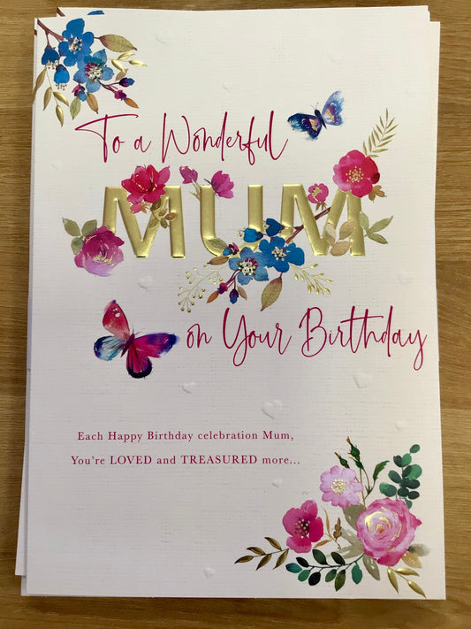 Mum Birthday Card - Words 'n' Wishes
