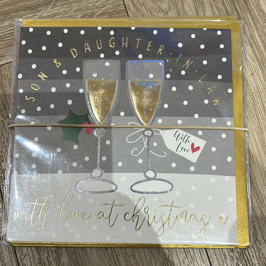 Son & DIL Christmas Card - WJB