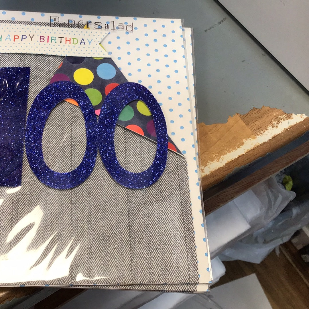 100th Birthday Card - Papersalad