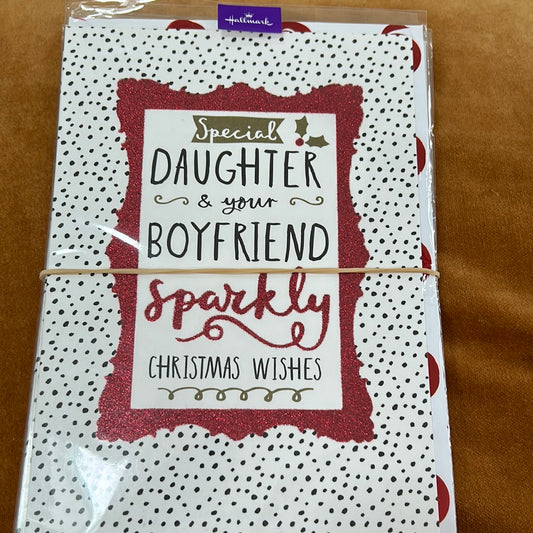 Daughter & Boyfriend Christmas Card - Hallmark