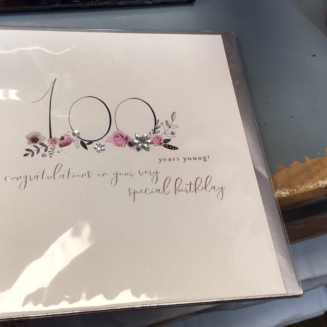 100th Birthday Card - Piccadilly