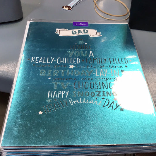 Dad birthday card hallmark