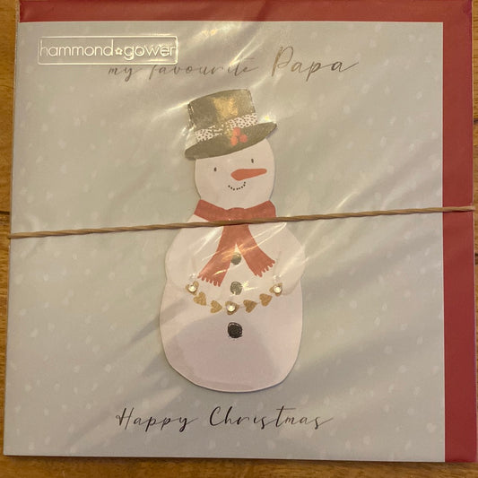 Papa Christmas Card - Hammond Gower