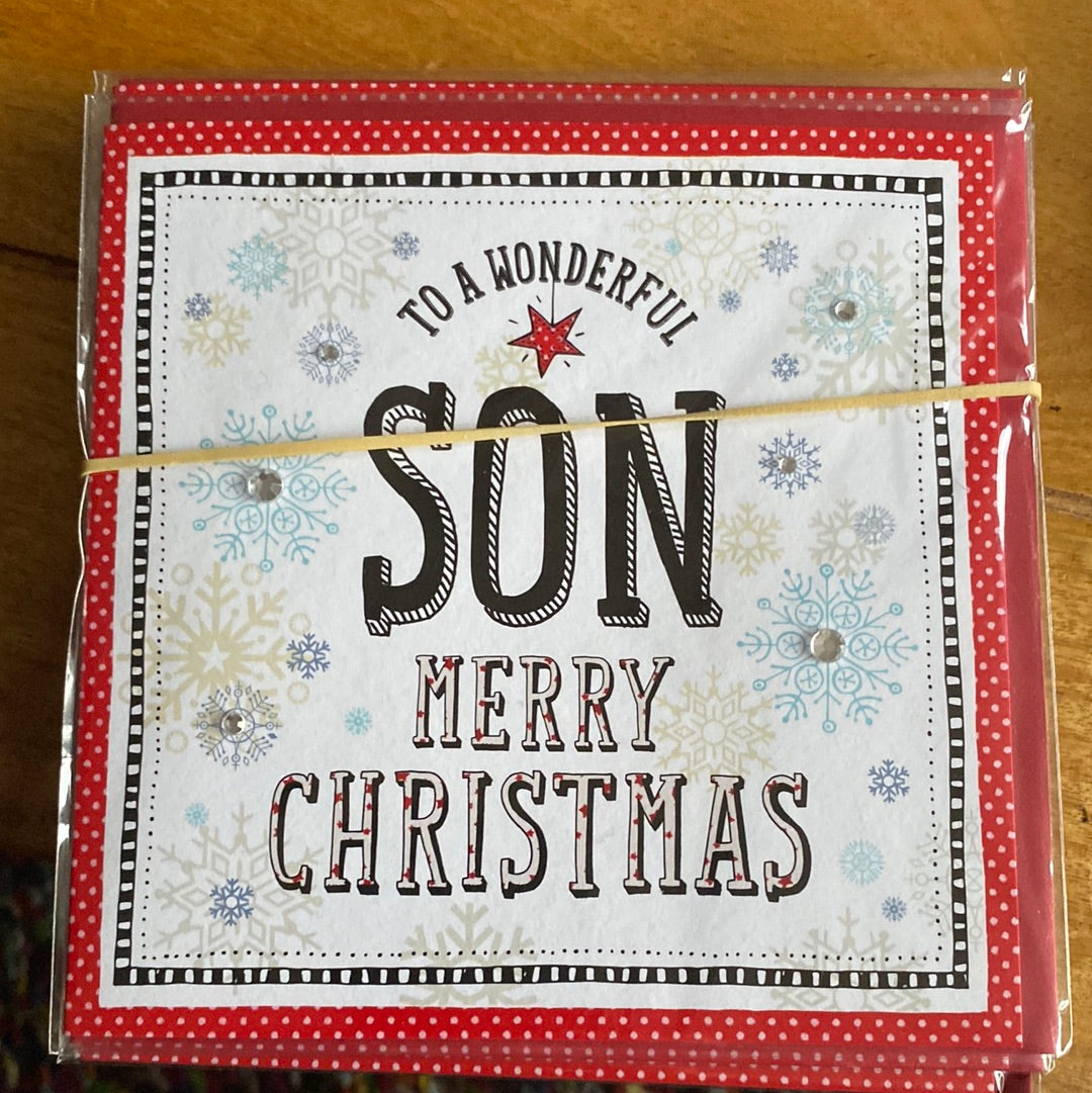 Son Christmas Card - Blue Eyed Sun