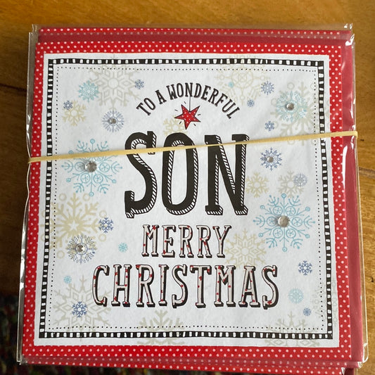 Son Christmas Card - Blue Eyed Sun