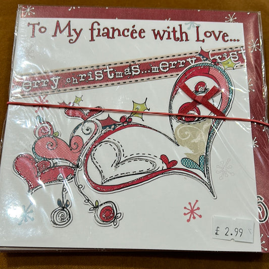 Fiancée Christmas Card - Tracey Russell