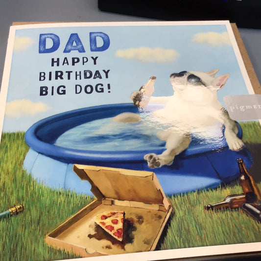 Dad birthday pigment