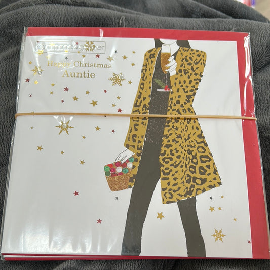Aunt Christmas Card - HG
