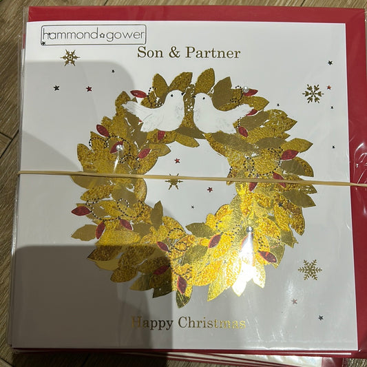 Son & Partner Christmas Card - HG