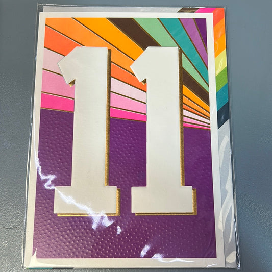 11 Birthday Card - Papersalad