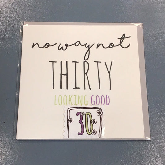 30th Birthday Card - TR