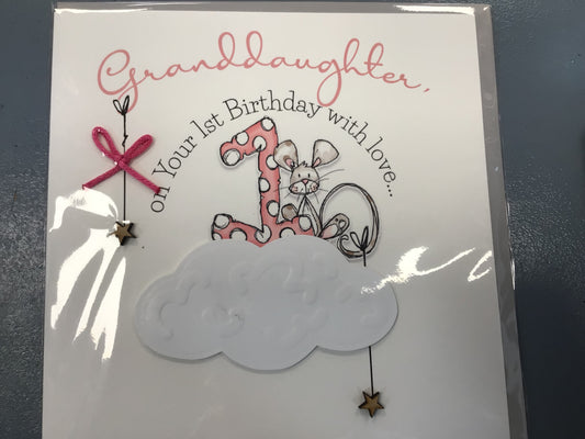 1st birthday Granddaughter Tracey Russell