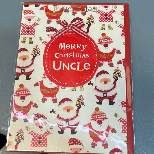 Uncle Christmas Card - Papersalad