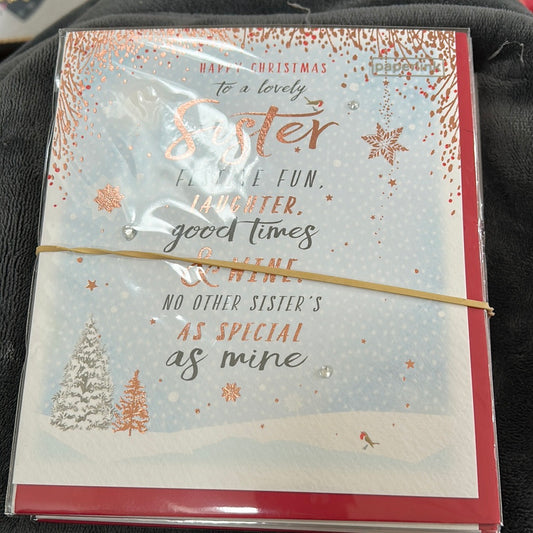 Sister Christmas Card - Paperlink