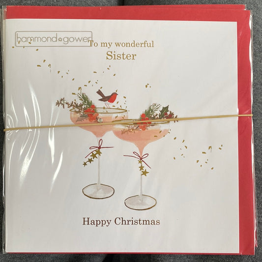 Sister Christmas Card - Hammond Gower
