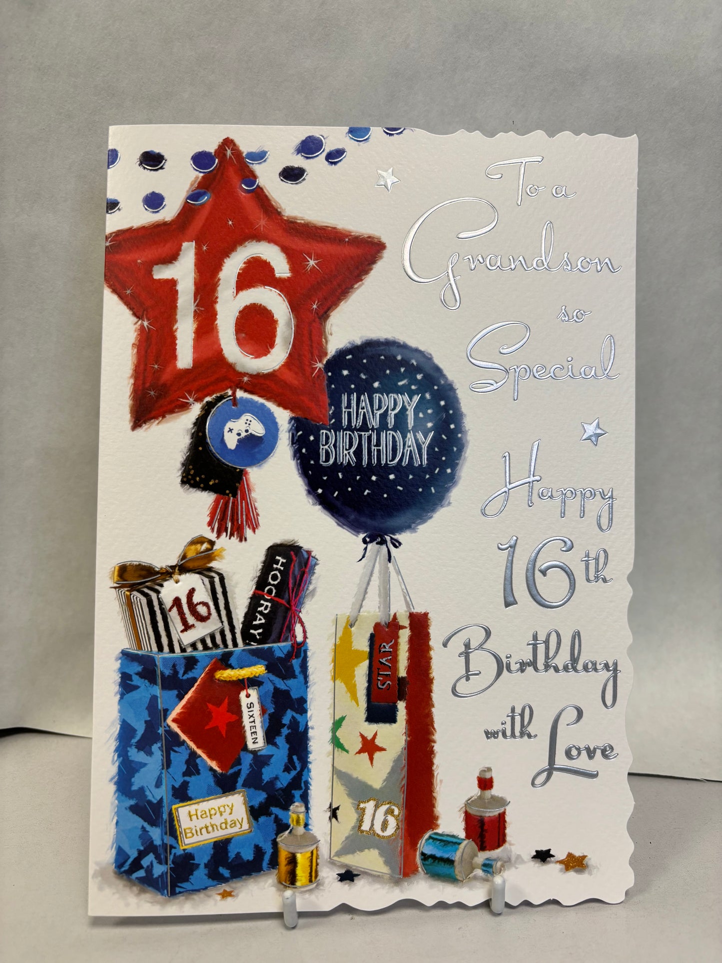 Grandson 16 Birthday Card - Javelin