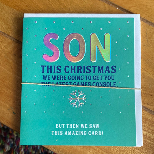 Son Christmas Card - Pigment