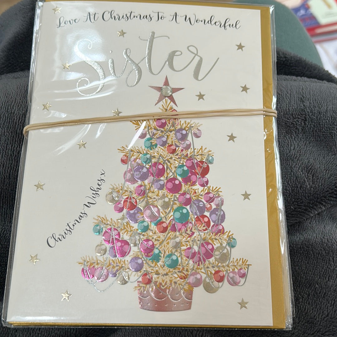 Sister Christmas Card - WJB