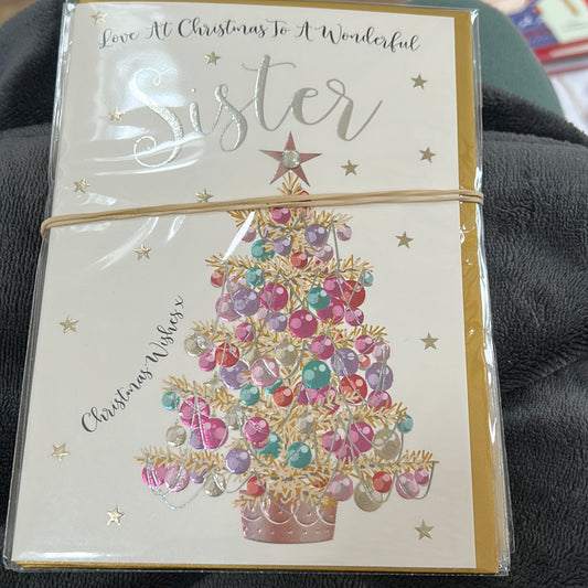 Sister Christmas Card - WJB
