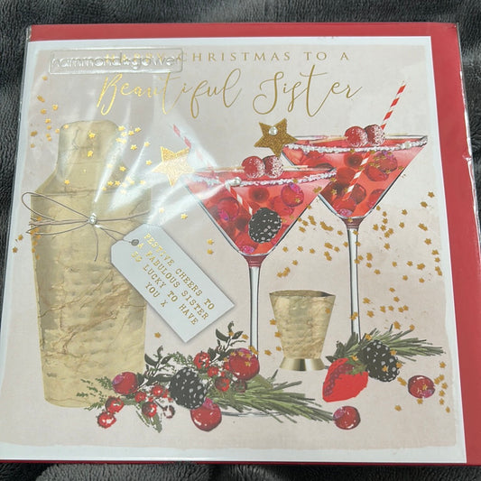 Sister Christmas Card - HG