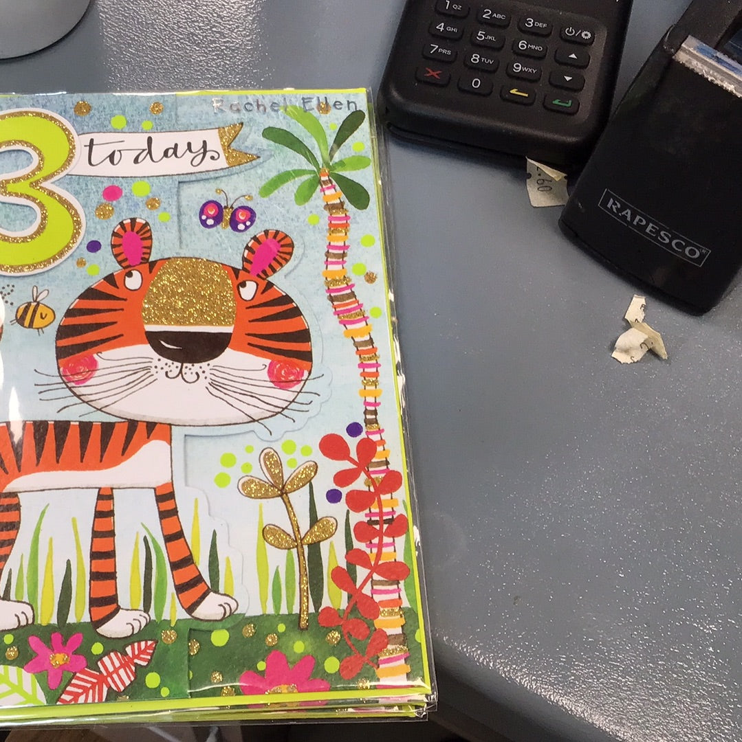 3rd Birthday Card - Rachel Ellen