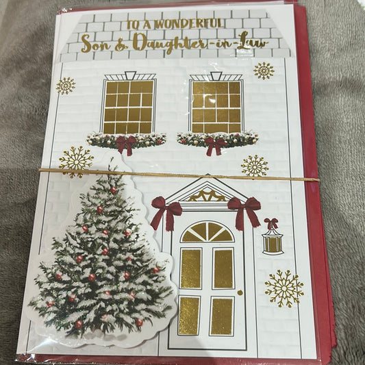 Son & DIL Christmas Card - CC
