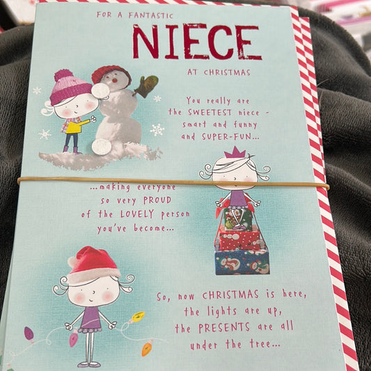 Niece Christmas Card - Hallmark