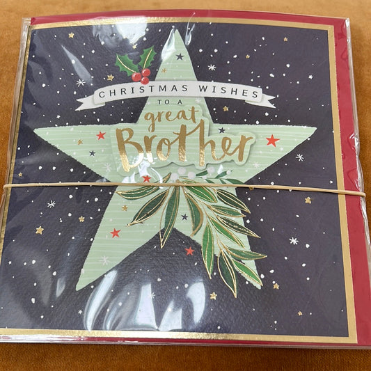 Brother Christmas Card - Rachel Ellen