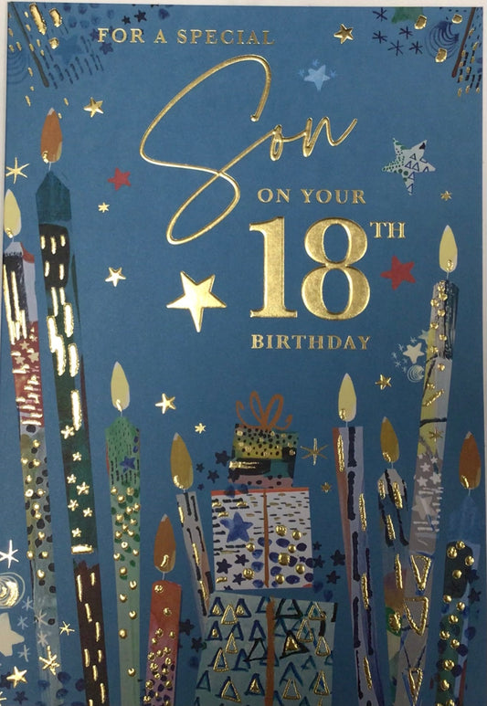 Son 18th Birthday Card - Words 'n' Wishes