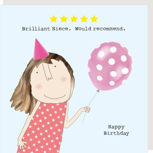 Niece Birthday Card - Rosie Made A thing
