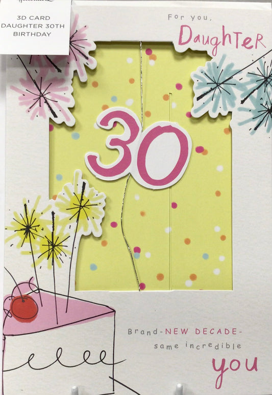 30th Daughter Birthday Card - Hallmark