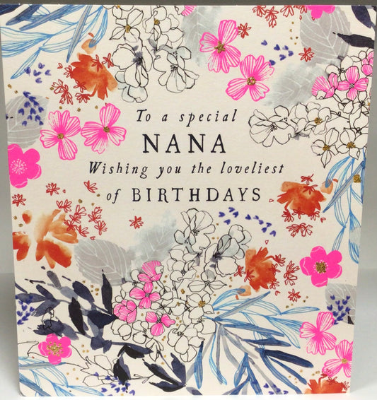 Nana Birthday Card - Pigment