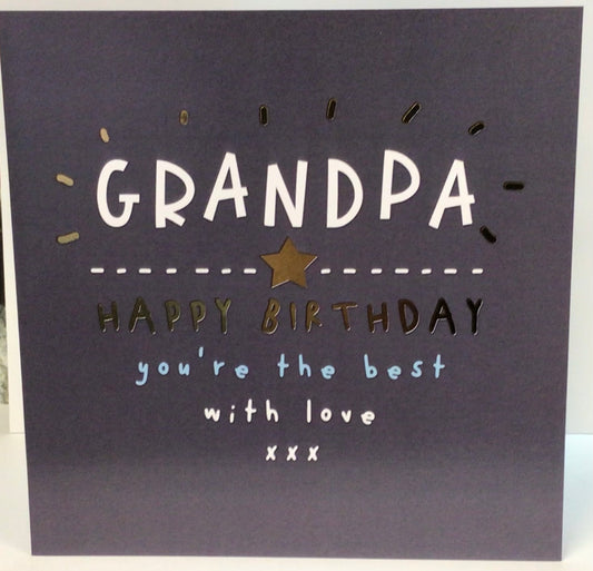Grandpa Birthday Card - H&G
