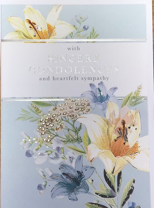 Sympathy card - words n wishes