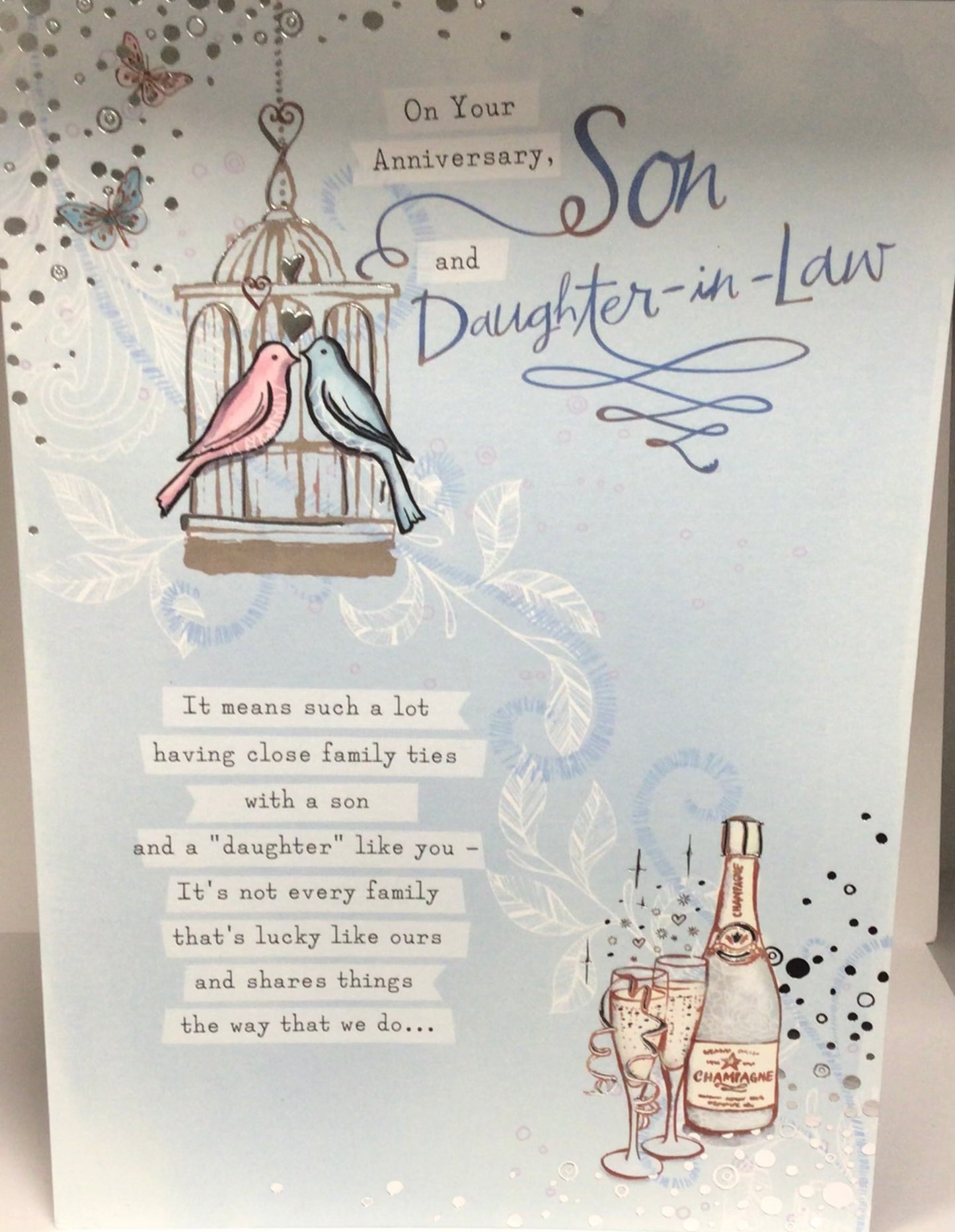 Son & Daughter In Law Wedding Anniversary Card hallmark