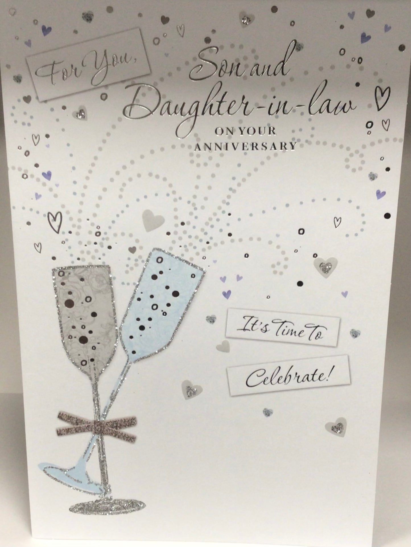 Son & Daughter In Law Wedding Anniversary Card Simon Elvin