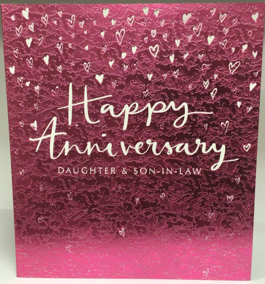 Daughter and Son-In-Law Wedding Anniversary Card
