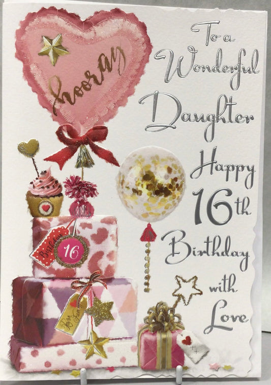 Daughter 16 Birthday Card - Javelin