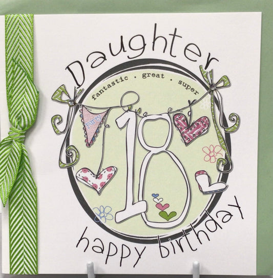 18 Daughter birthday card - Tracey Russell