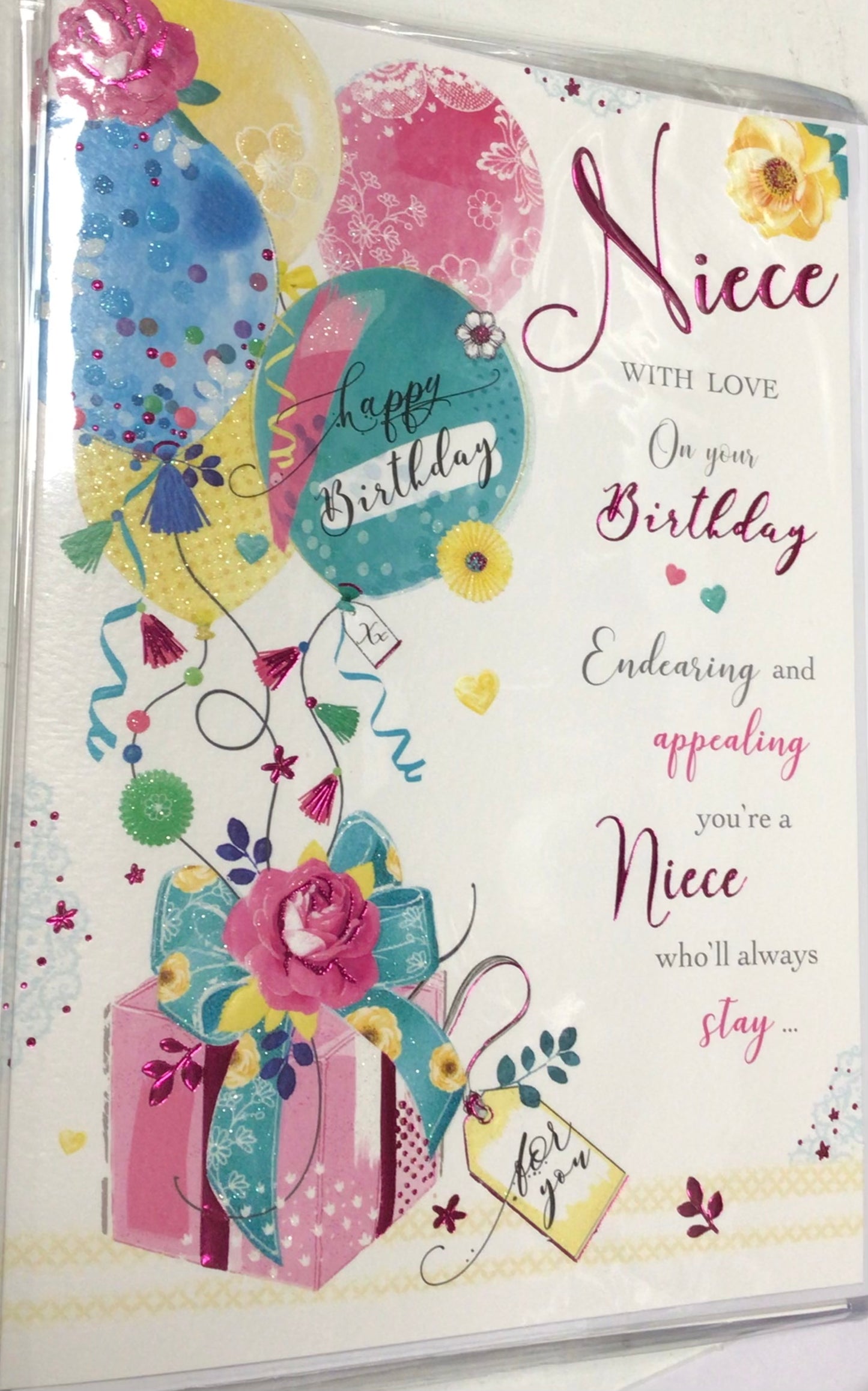 Niece birthday card - Jonny Javelin
