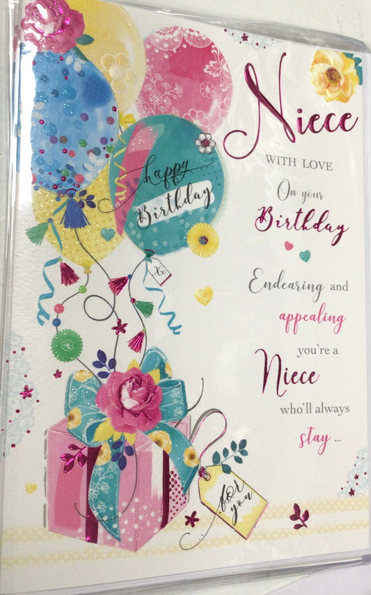 Niece birthday card - Jonny Javelin